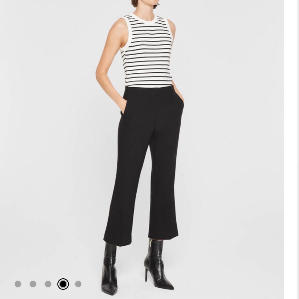 Club Monaco Kick Crop Flare Pant, Size Small